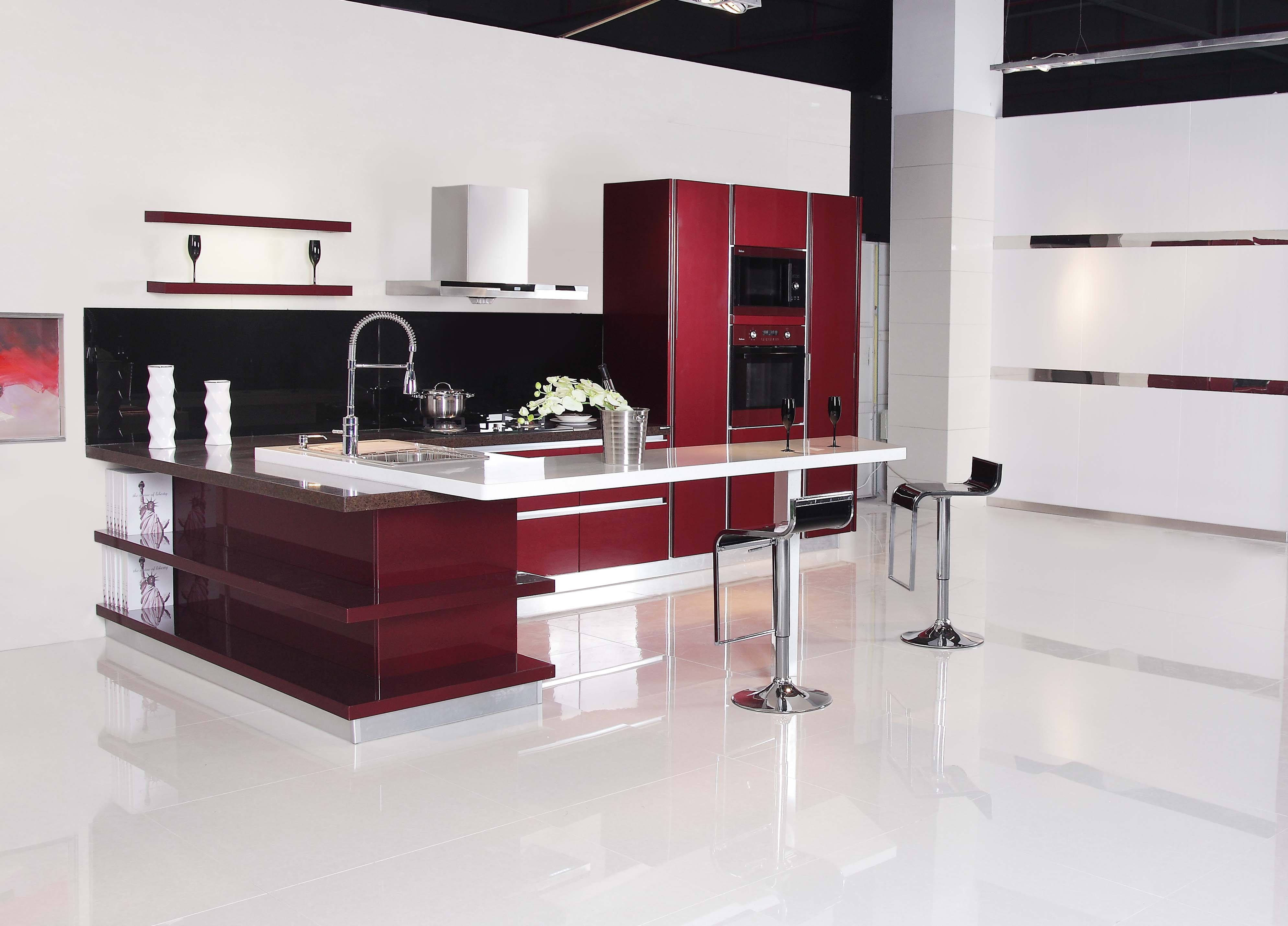 Lacquer Coating Kitchen manufacturers