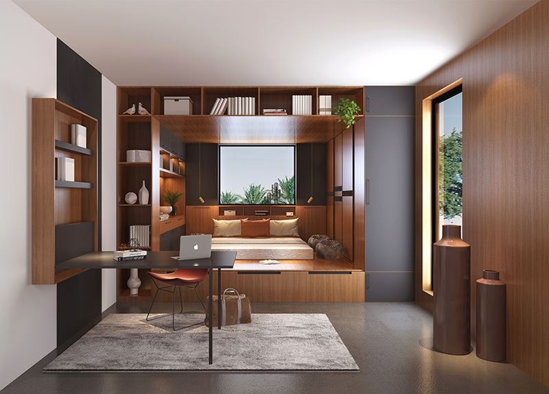 mutifunctional home office tatami