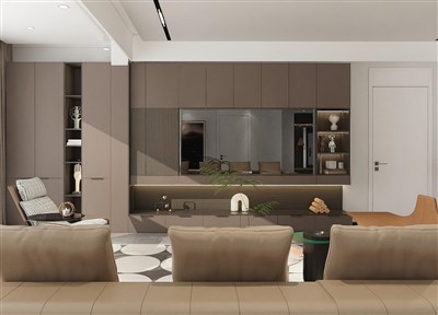 Armari de sala marró