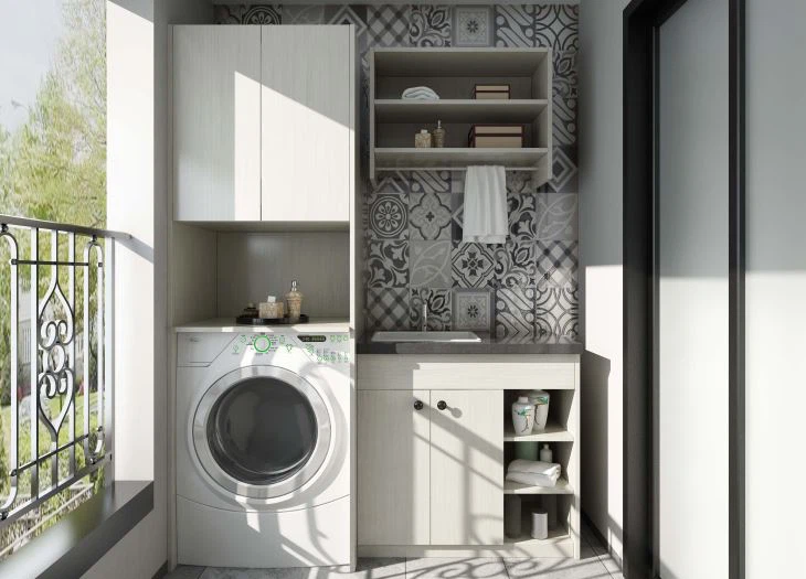 Laundry Room Sink Cabinet