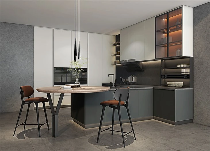U-Shape Modular Kitchen Cabinet